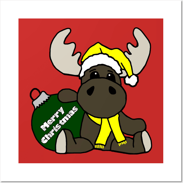 Christmas Moose Wall Art by imphavok